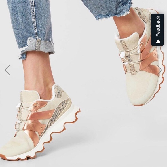 Sorel Shoes - Sorel Kinetic Speed Sneaker Size 8.5 In Natural Sea Salt